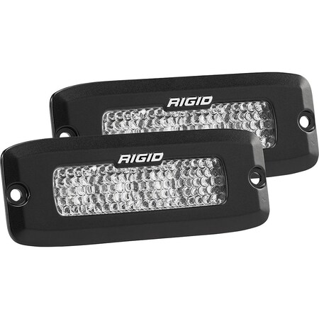 RIGID Industries SR-Q Series PRO Spot Diffused LED - Flush Mount - Pai